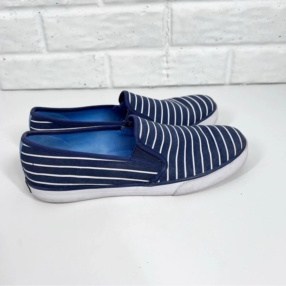 SPERRY & VINEYARD VINES colab slip on striped sneakers